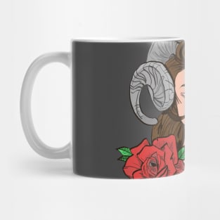 Horned Woman Mug